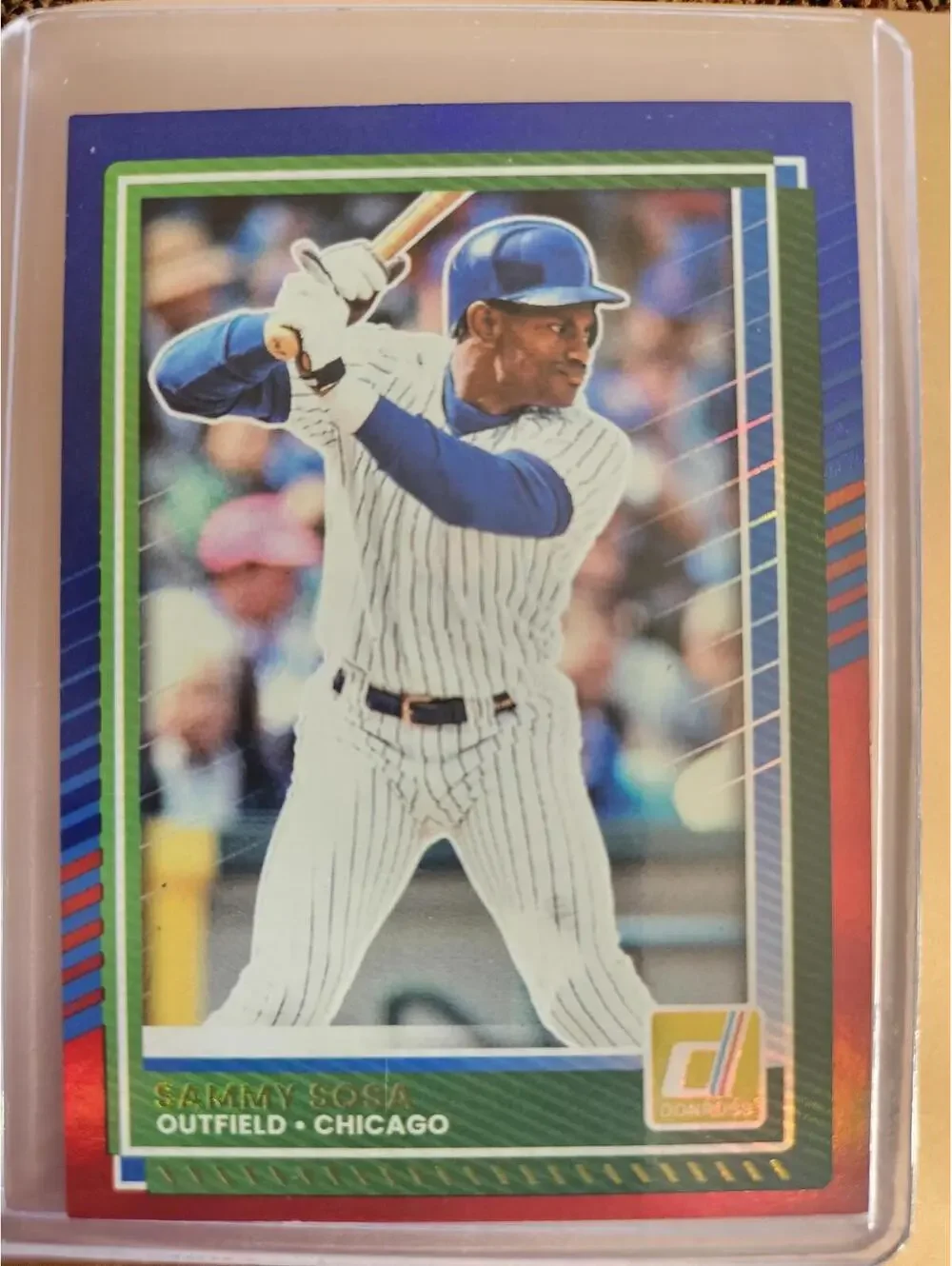 Sammy Sosa - 2025 Donruss red/blue laser insert - #84 - Chicago Cubs - RAW Mint